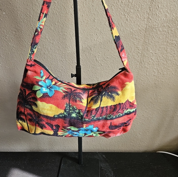Island Aloha Wear Tropical Print Shoulder Bag. Small - Picture 4 of 5